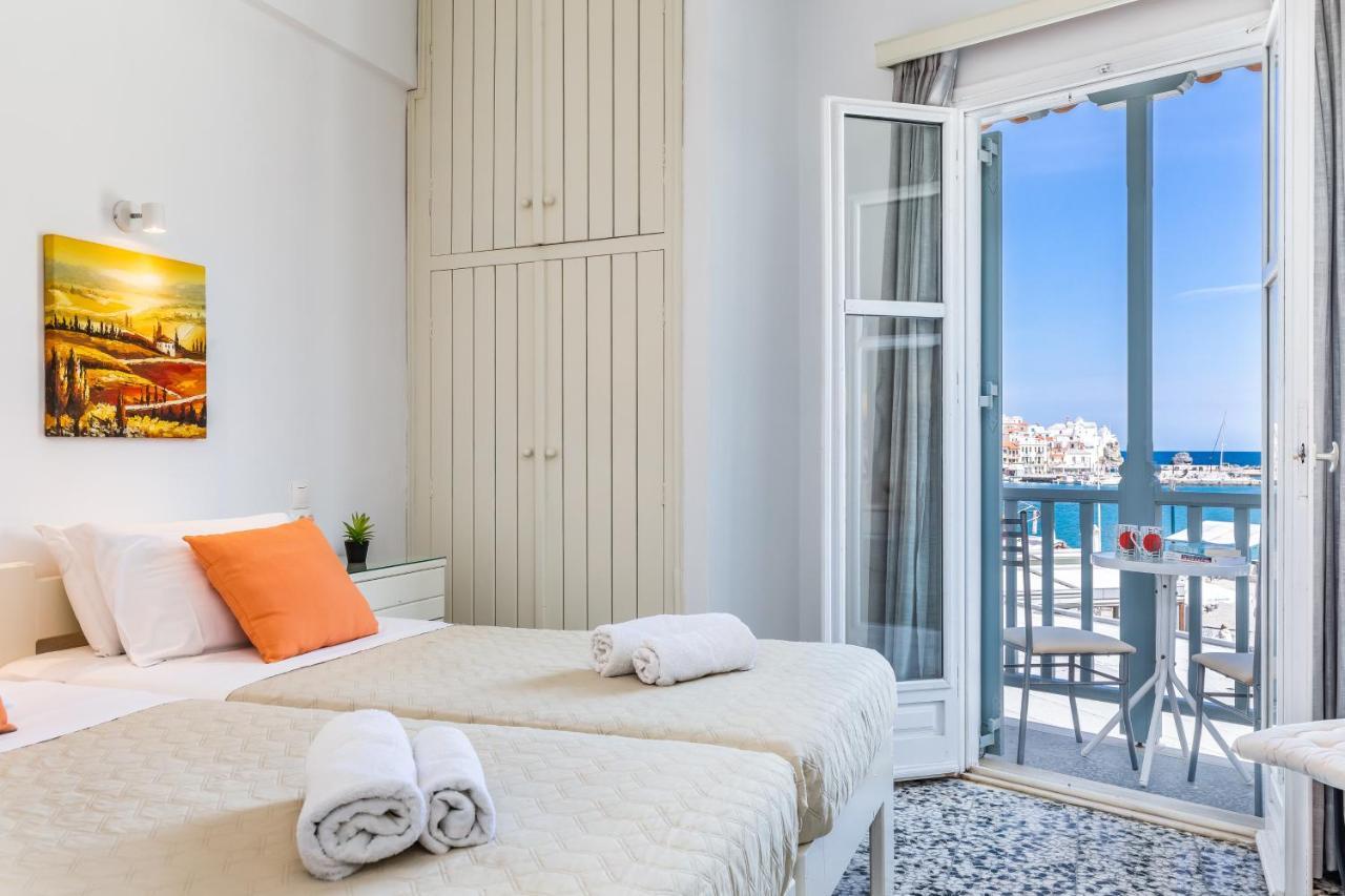 Marialena Rooms Skopelos Town Bagian luar foto